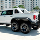 A side view of the Dark Horse truck.